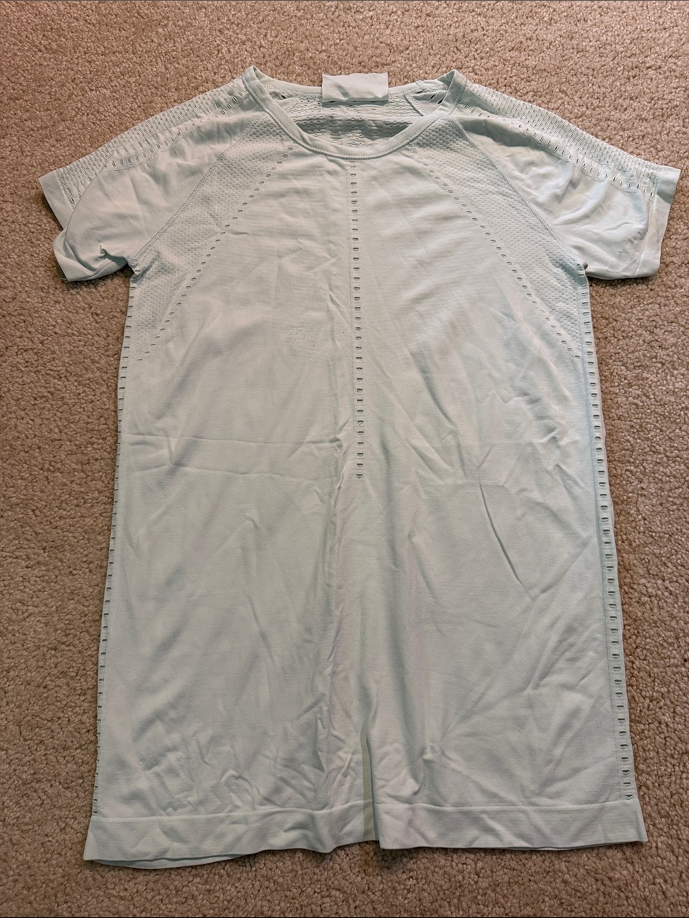 Athleta Light Mint Green Short Sleeve Tee